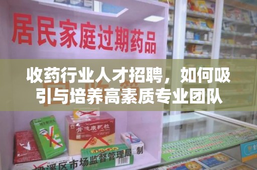 合肥收药行业人才招聘，如何吸引与培养高素质专业团队